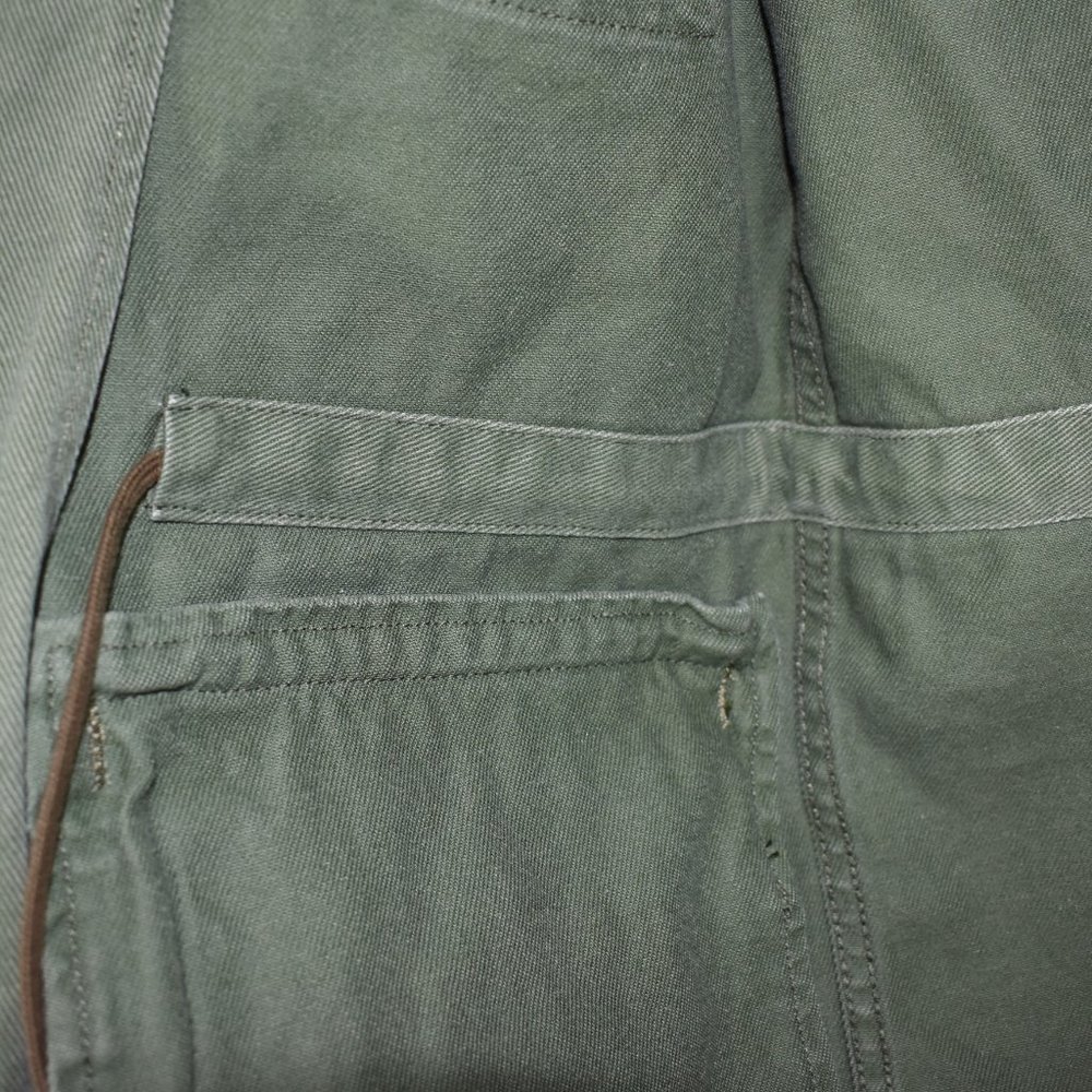 Levi's Medium Military Field Jacket Hidden Hood Army Green Parka - Picture 12 of 12